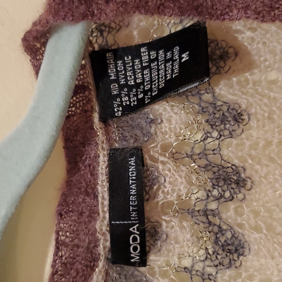 Mohair beaded metallic cardigan - Picture 2 of 6